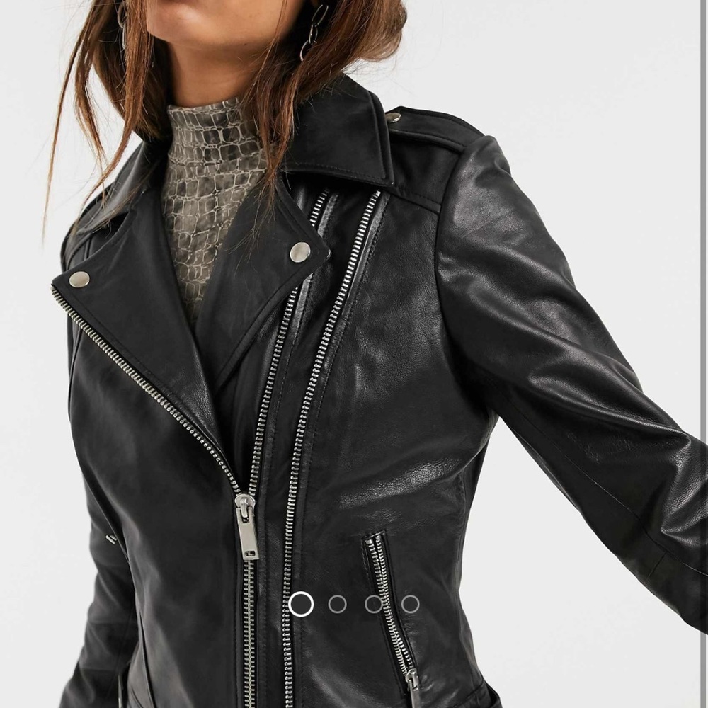 Barney’s Genuine Leather Moto Jacket